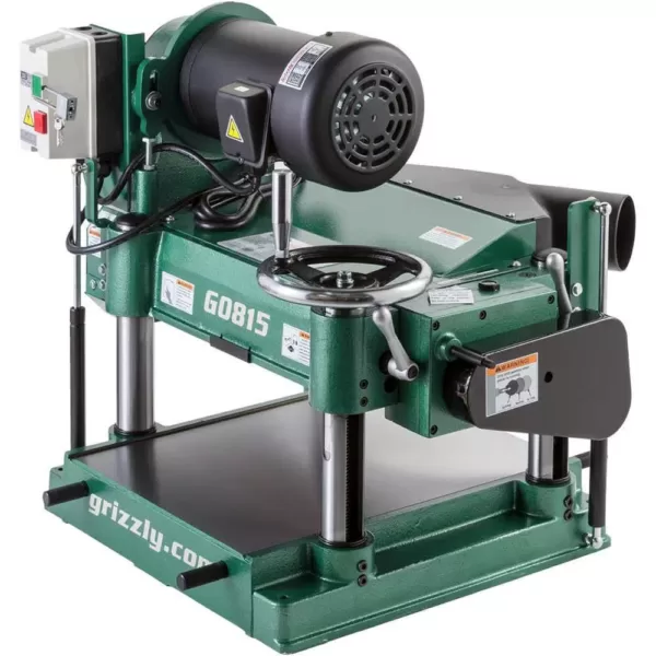 Grizzly Industrial 15 in. 14-Amp 3 HP Heavy-Duty Corded Planer