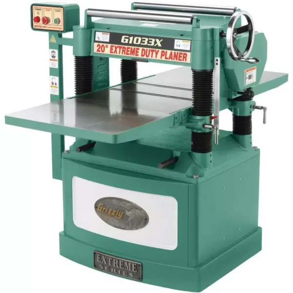 Grizzly Industrial 5 HP Helical Cutterhead Planer