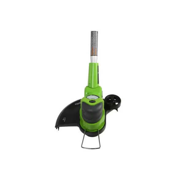 Greenworks 12 in. 24-Volt Battery Cordless String Trimmer with 2.0 Ah USB Battery and Charger Included ST24B215