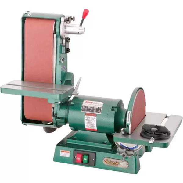 Grizzly Industrial 6 in. x 48 in. Belt 12 in. Disc 3450 RPM Combination Sander