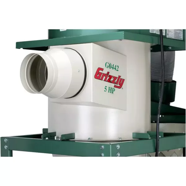 Grizzly Industrial 5 HP Cyclone Dust Collector