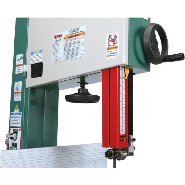 Grizzly Industrial 17" 2 HP Extreme-Series Bandsaw with Cast-Iron Trunnion & Foot Brake Micro-Switch