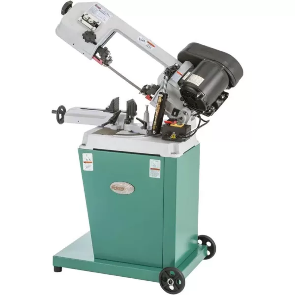 Grizzly Industrial 5" x 6" Metal-Cutting Bandsaw w/ Swivel Head