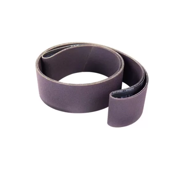 Gyros 4 in. x 24 in. 60-Grit Aluminum Oxide Sanding Belt (5-Pack)