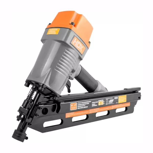 HDX 34° Corded Pneumatic Clipped Head Framing Nailer