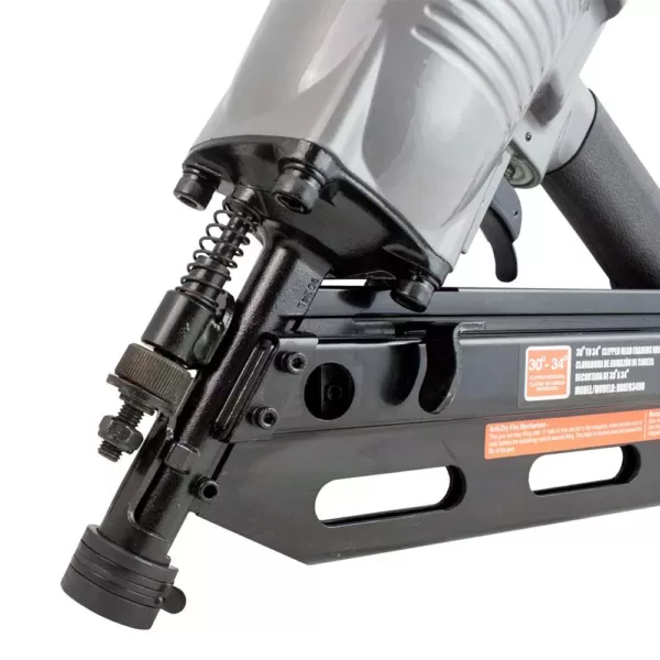 HDX 34° Corded Pneumatic Clipped Head Framing Nailer