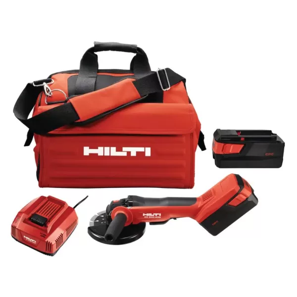 Hilti 36-Volt Lithium-Ion Brushless Cordless 6 in. AG 600 Angle Grinder Tool Kit with Kwik Lock