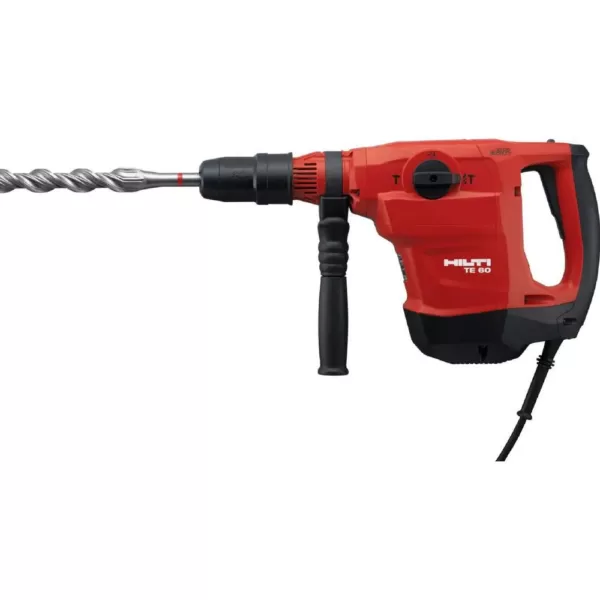 Hilti 120-Volt 13 Amp Corded 1-9/16 in. SDS-Max TE 60-AVR Rotary Hammer, Dust Removal System Kit, Cord and TE-YX Drill Bit