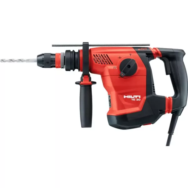 Hilti 120-Volt 8.6 Amp Corded 1-1/8 in. SDS Plus TE 30 AVR Rotary Hammer Drill with TE-CX Drill Bit and DRS-D Kit