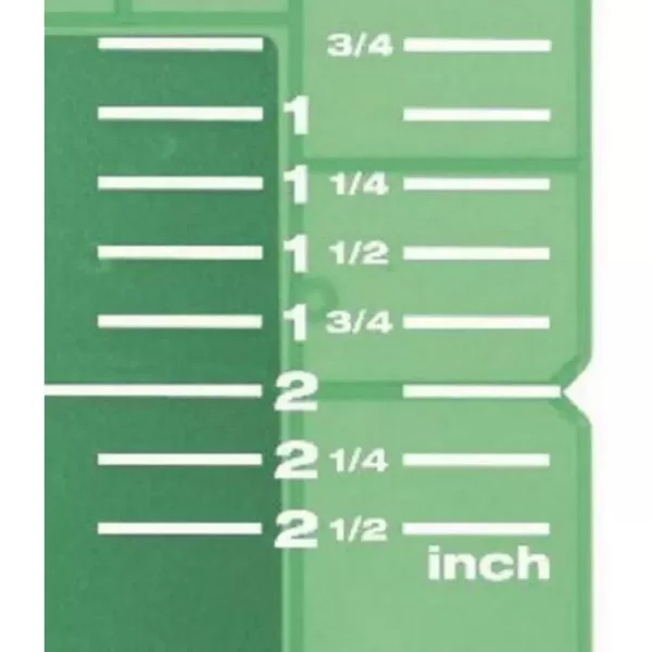 Hilti PRA 54 Imperial/Metric Target Plate, Green