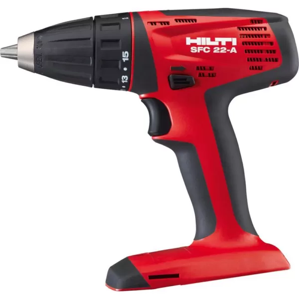 Hilti 22-Volt Lithium-Ion 1/2 in. Cordless Compact Drill Driver SFC 22 Kit (No Bag)