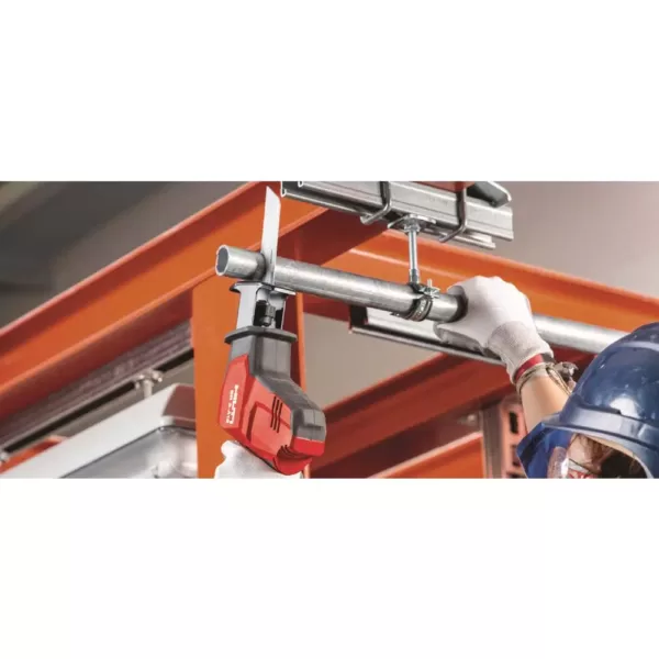 Hilti SR 2-A12 12-Volt Cordless Brushless Reciprocating Saw Kitwith 2 B12/4.0 Li-Ion Batteries, Charger, Belt Clip & Bag