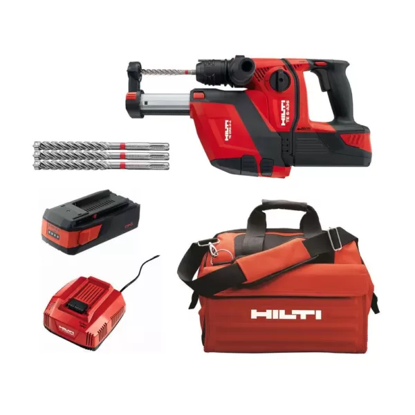 Hilti 36-Volt B36/2.6 Lithium-Ion 1/2 in. SDS Plus Cordless Rotary Hammer TE 6-A36 Compact with DRS Kit