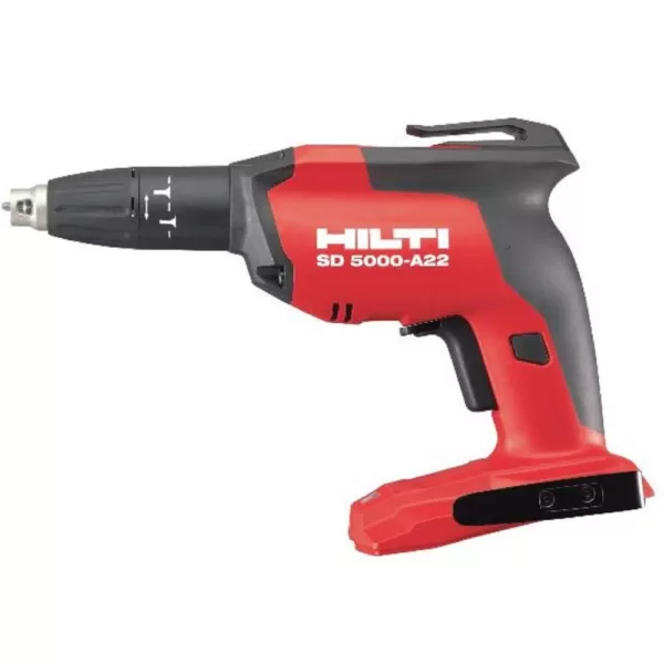 Hilti 22-Volt Lithium-Ion 1/4 in. Hex Brushless Cordless High Speed Drywall Screwdriver SD 5000 Tool Body w/ 2 in. Bit Holder