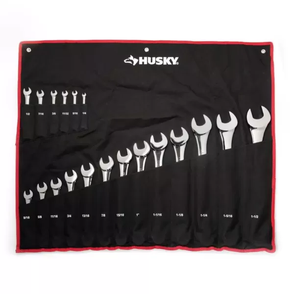 Husky Master SAE Combo Wrench Set (19-Piece)