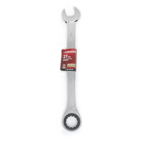 Husky 27 mm 12-Point Ratcheting Combination Wrench