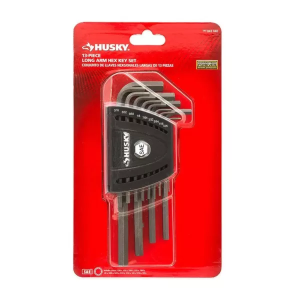 Husky SAE Long Arm Hex Key Set (13-Piece)