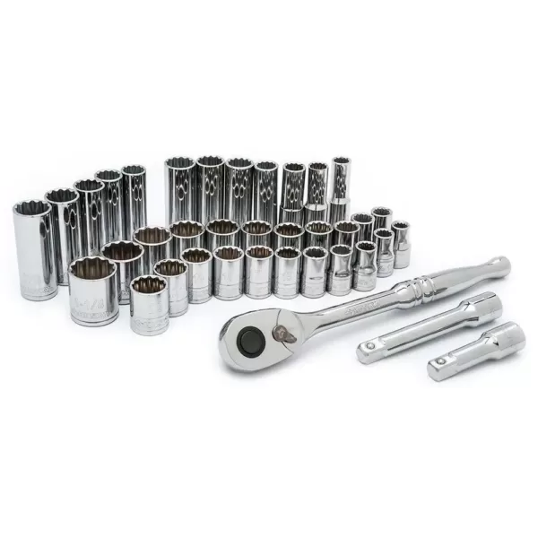 Husky 1/2 in. Drive Mechanics Tool Set (37-Piece)