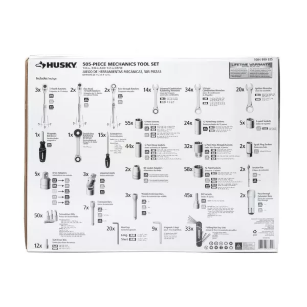 Husky Mechanics Tool Set (505-Piece)