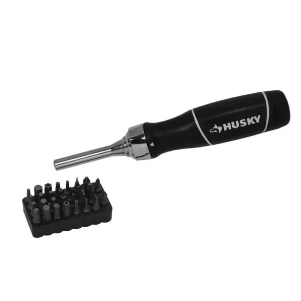 Husky Ratcheting Screwdriver Set (30-Piece)