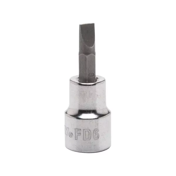 Husky 3/8 in. Drive 6 mm Slotted Bit Socket