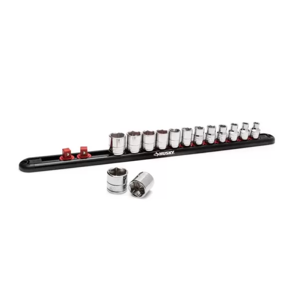 Husky 3/8 in. Swivel Magnetic Socket Rail