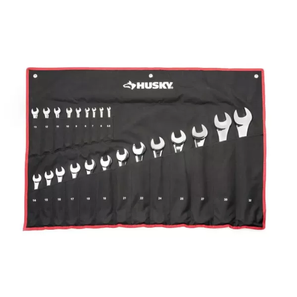 Husky Master Metric and SAE Combination Wrench Set (41-Piece)