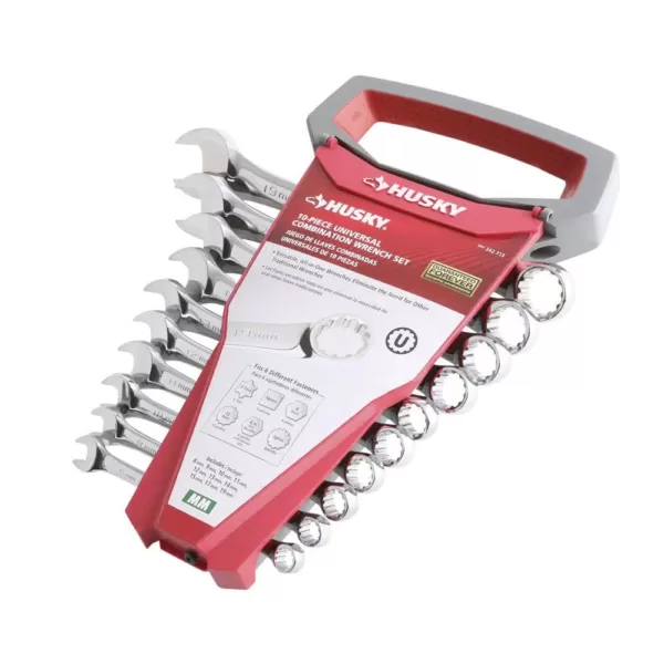 Husky Metric Universal Combination Wrench Set (10-Piece)