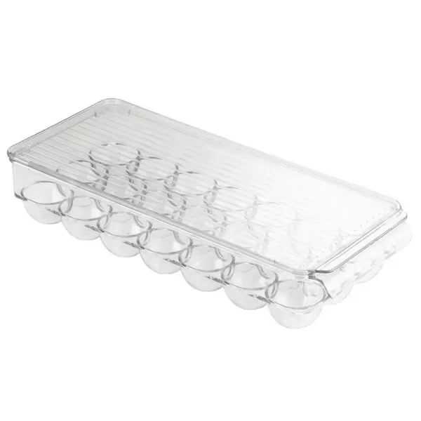 interDesign Fridge Binz 21 Egg Holder in Clear