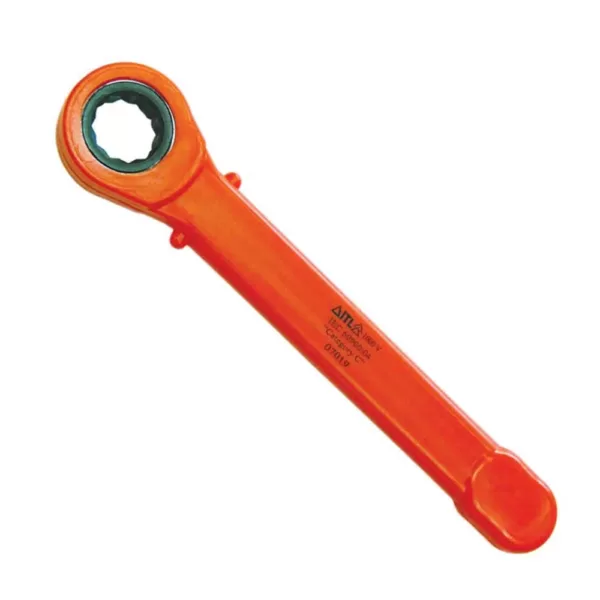 Jameson 7/8 in. 1000-Volt Insulated Ratcheting Box Wrench