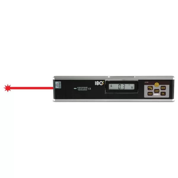 Johnson Electronic Level Inclinometer with Rotating Display