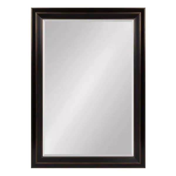 Kate and Laurel Large Rectangle Bronze Beveled Glass Contemporary Mirror (41.63 in. H x 29.63 in. W)