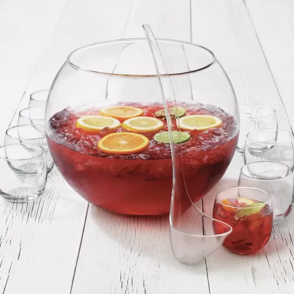 Libbey Selene 11.7 oz. Punch Bowl Set