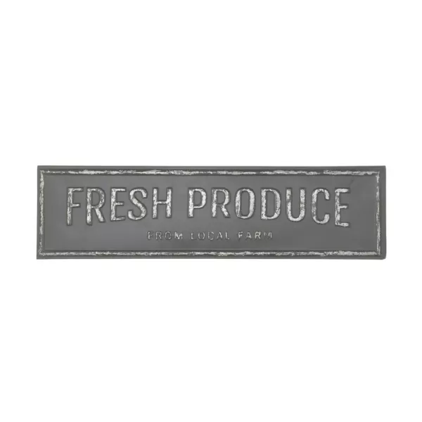 LITTON LANE FRESH PRODUCE FROM LOCAL FARM Iron Decorative Sign