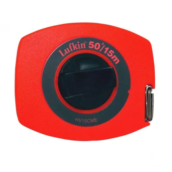 Lufkin Universal Lightweight 3/8 in. x 50 ft. Hi-Viz Long Steel Tape Measure