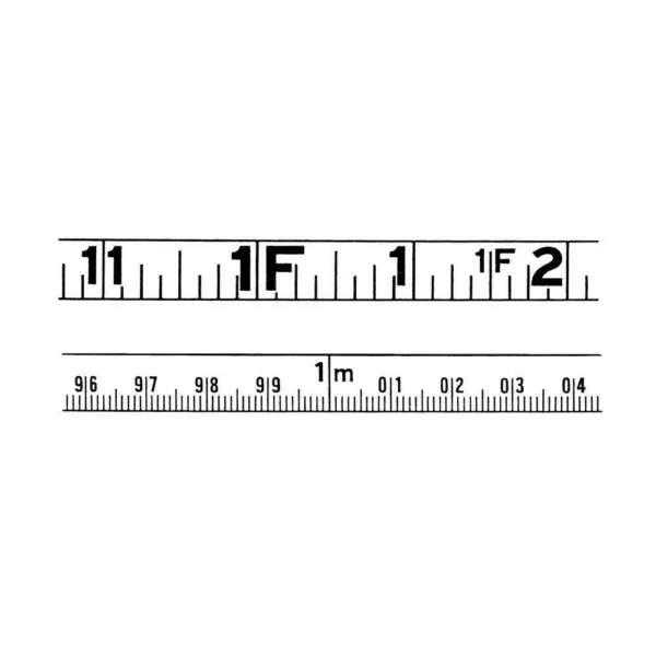 Lufkin Universal Lightweight 3/8 in. x 50 ft. Hi-Viz Long Steel Tape Measure