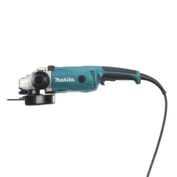 Makita 15 Amp 7 in. Corded Angle Grinder with Grinding wheel, Side handle and Wheel Guard