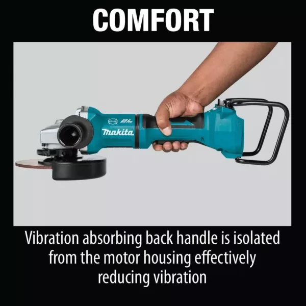 Makita 18-Volt X2 LXT Lithium-Ion 36V Brushless Cordless 7 in. Paddle Switch Cut-Off/Angle Grinder w/ Electric Brake Tool Only