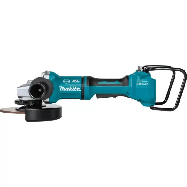 Makita 18-Volt X2 LXT Lithium-Ion 36-Volt Brushless Cordless 7 in. Cut-Off/Angle Grinder with Electric Brake and AWS Tool-Only