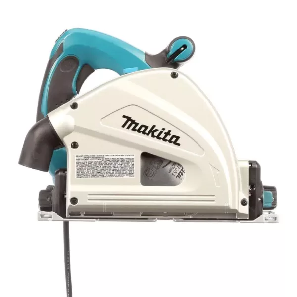 Makita 12 Amp 6-1/2 in. Plunge Circular Saw with Guide Rail Connector Kit