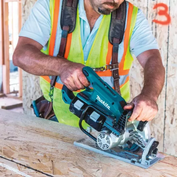 Makita 18-Volt X2 LXT 5.0Ah Lithium-Ion (36-Volt) Brushless Cordless Rear Handle 7-1/4 in. Circular Saw Kit