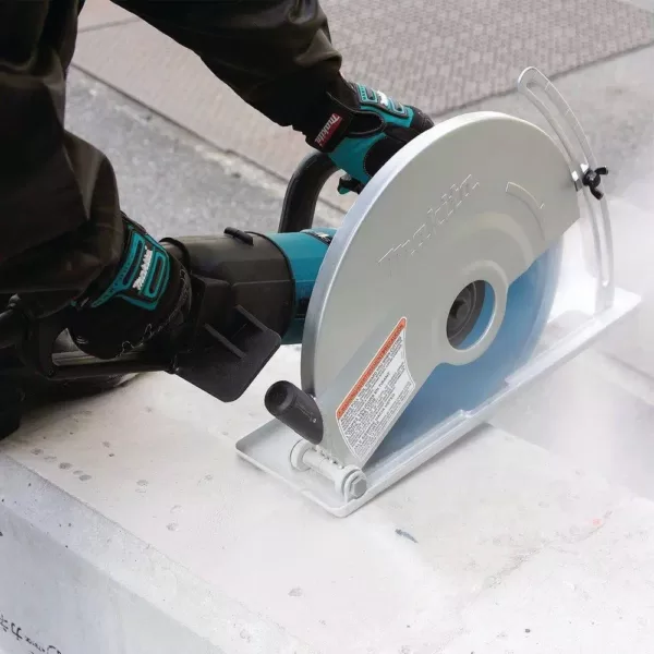 Makita 14 in. Electric Angle Cutter with 14 in. Diamond Blade