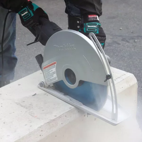 Makita 14 in. Electric Angle Cutter with 14 in. Diamond Blade