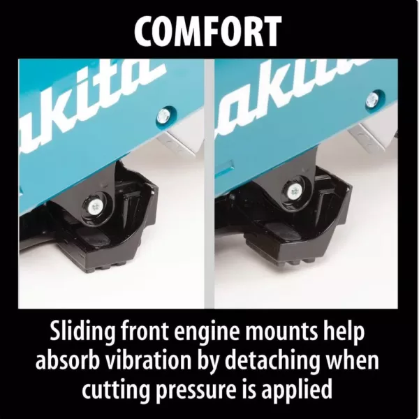 Makita 14 in. 61 cc Gas Saw with Bonus 14 in. Blade Diameter Segmented, Dual Purpose