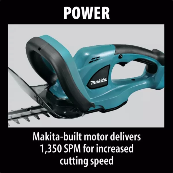 Makita 22 in. 18-Volt LXT Lithium-Ion Cordless Hedge Trimmer Kit with (1) Battery 4.0Ah and Charger