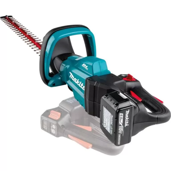 Makita 18-Volt LXT Lithium-Ion Brushless Cordless 24 in. Hedge Trimmer Kit (5.0 Ah)