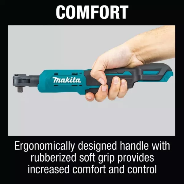 Makita 12-Volt MAX CXT Lithium-Ion Cordless 3/8 in./1/4 in. Sq. Drive Ratchet with bonus 12-Volt MAX CXT Battery Pack 4.0Ah