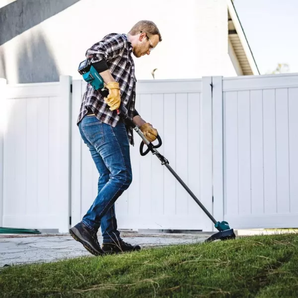 Makita 18-Volt LXT Lithium-Ion Brushless Cordless String Trimmer Kit with Bonus 1 lbs. 0.080 in. x 400 ft. Round Trimmer Line