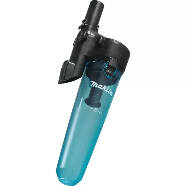 Makita 18-Volt LXT Compact Brushless Cordless 3-Speed Vacuum Kit, 2.0Ah with Black Cyclonic Vacuum Attachment with Lock