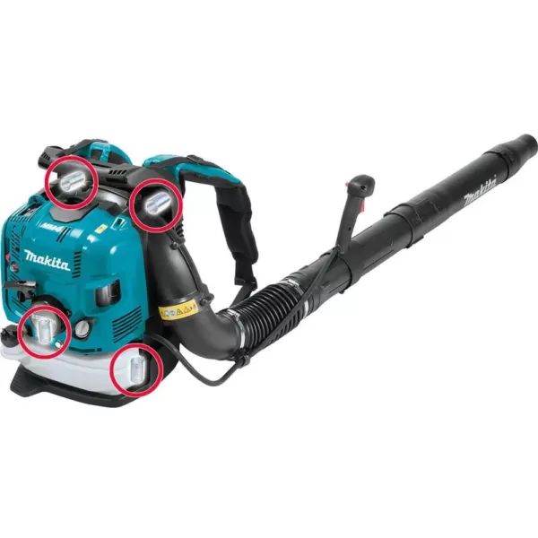 Makita 75.6 cc MM4 206 MPH 706 CFM 4-Stroke Engine Tube Throttle Backpack Blower